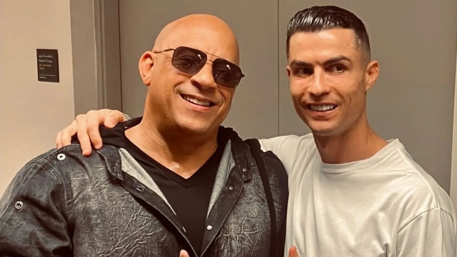 Cristiano Ronaldo surge ao lado de Vin Diesel e gera expectativa
